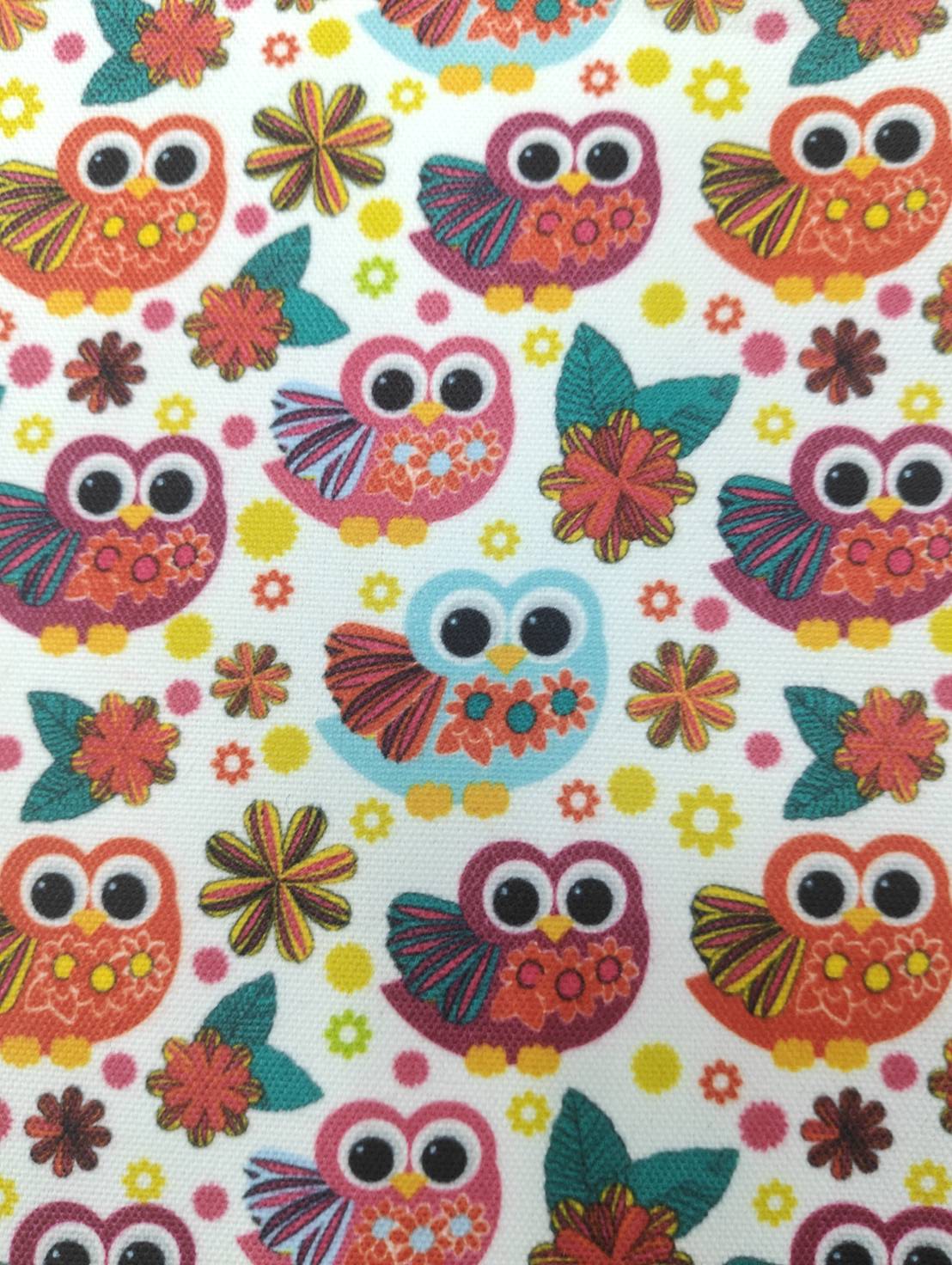 Flower head owl picture