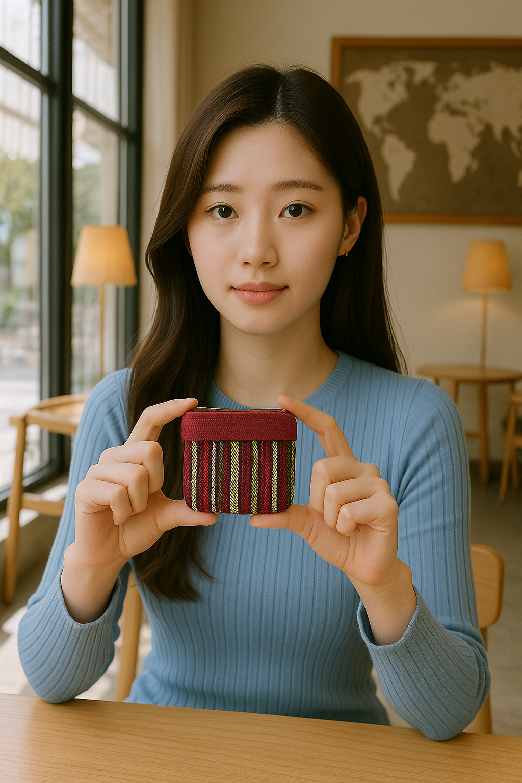 安妮零錢包 (秋火紋)