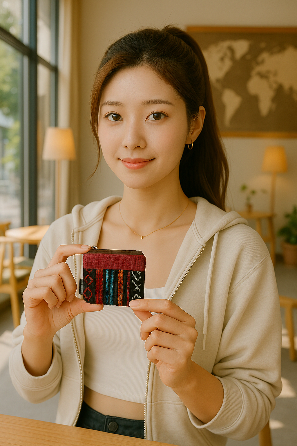 安妮零錢包 (焰紋)