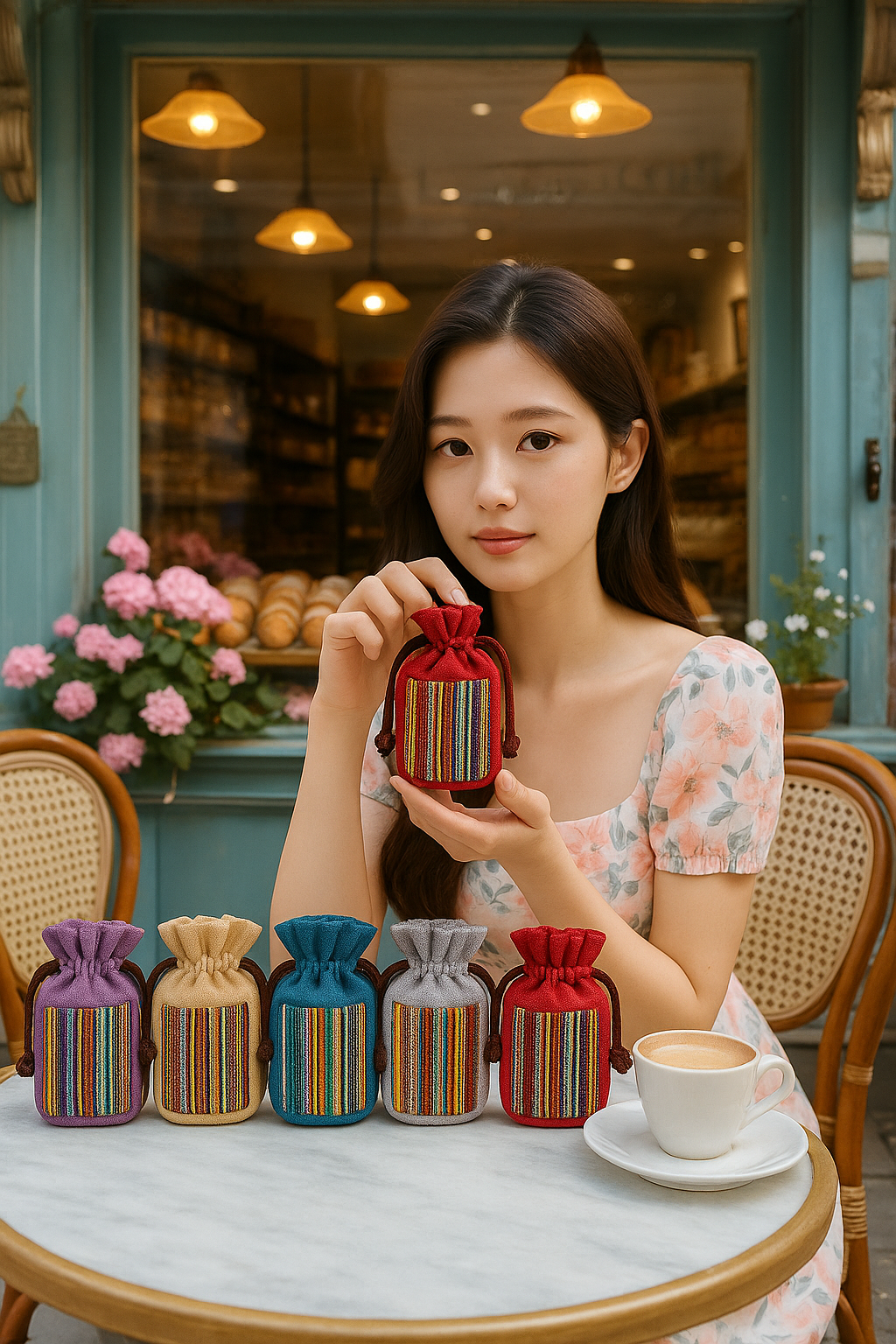 阿尼塔 側背束口包